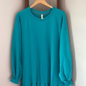 Dress Nap Crewneck Tiered Cotton